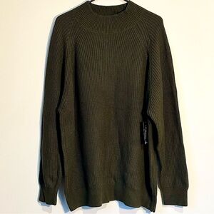 NWT Liverpool Los Angeles Men's Crewneck Sweater in Dark Olive Green - Size: XXL